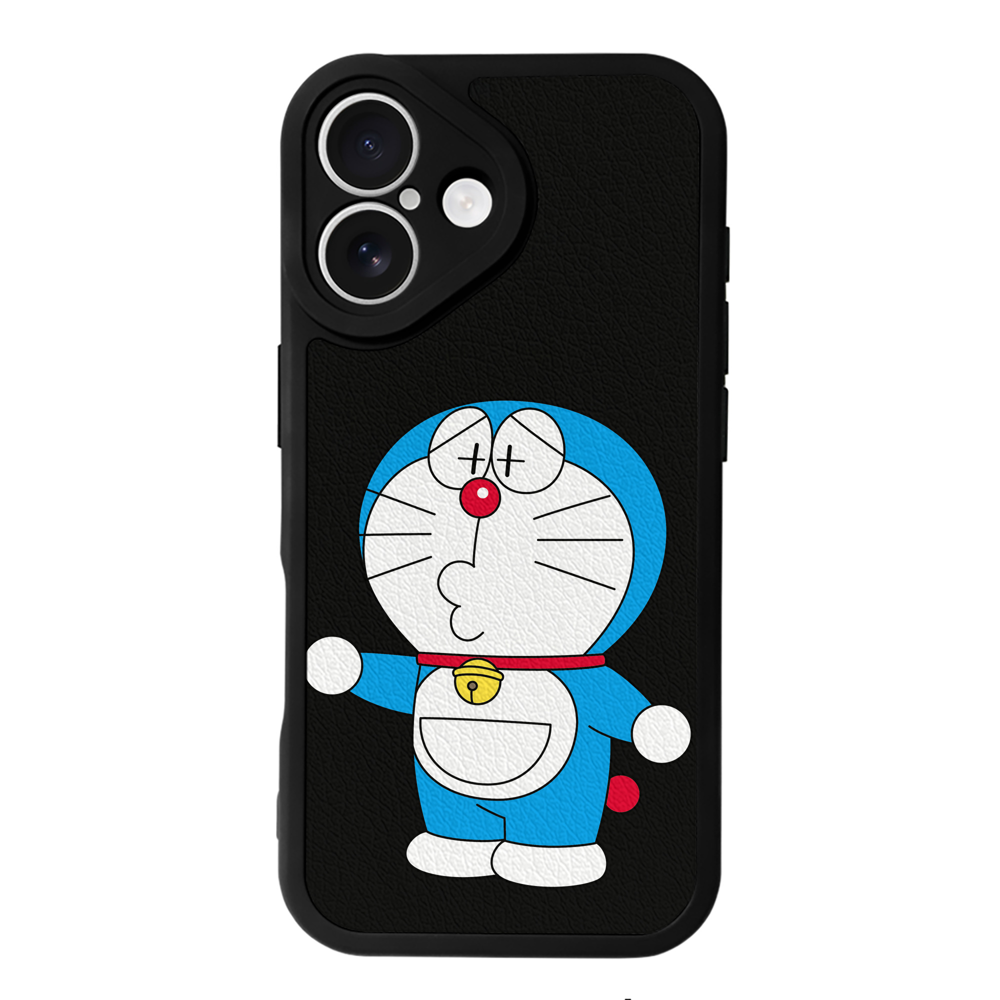（画像用） ドラえもん Doraemon 【iPhone 16シリーズ対応】シリコンスマホケース（レザー調） 材質：シリコン